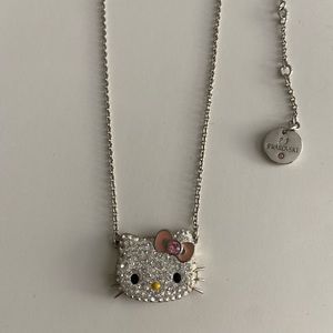 Swarovski Hello kitty necklace